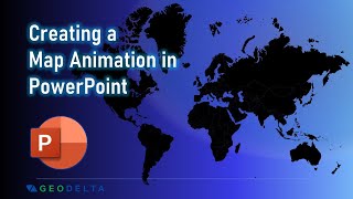 Making a Map Animation using Microsoft PowerPoint [upl. by Burny121]