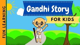 The life story of Mahatma Gandhi  Father of Nation  India  Kids Light Up [upl. by Towroy255]