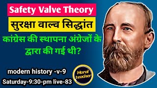 Safety Valve Theoryसुरक्षा वाल्व सिद्धांतकांग्रेस की स्थापना अंग्रेजों के द्वारा की गई थी [upl. by Ichabod149]