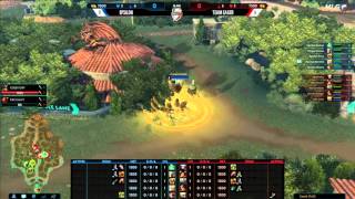 Team Eager vs Epsilon  Game 1 MLG Smite Pro League  Nov 4 2015 [upl. by Kanya]