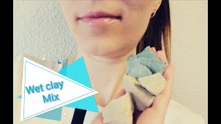 Микс глин Мокрая глина Mix clay Wet clay [upl. by Esilram]