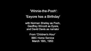 Winnie the Pooh Eeyore Has A Birthday 1953 [upl. by Enileuqkcaj115]