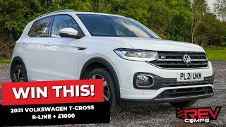 WIN THIS 2021 VOLKSWAGEN TCROSS RLINE  £1000 [upl. by Elockin]