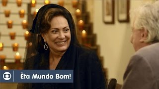 Êta Mundo Bom capítulo 29 da novela sexta 19 de fevereiro na Globo [upl. by Ydneh]