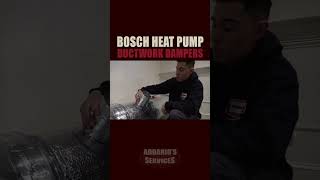 HVAC Damper Installation Bosch system ductwork [upl. by Ailisec855]