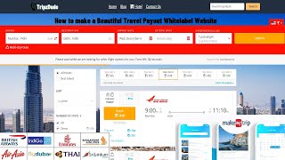 How to make a beautiful Travelpayouts whitelabel Website [upl. by Arihaj656]