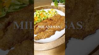 Como preparar milanesas de res recetas comida milanesas cocina shorts [upl. by Dlanigger145]