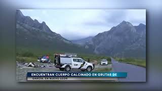 Encuentran cuerpo calcinado en Grutas de García en Nuevo León [upl. by Htiduj156]