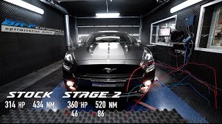 Ford Mustang 23T Ecoboost Stage 2 By BRPerformance [upl. by Zavala]