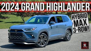 The 2024 Toyota Grand Highlander Hybrid Max Is A Supersized 3Row SUV With RAV4 Vibes [upl. by Elag]