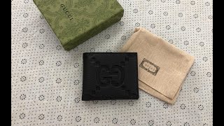 Gucci Jumbo GG Wallet Black Review [upl. by Aenil]