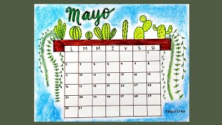 Haz tu propio Calendario de MAYO [upl. by Avan]