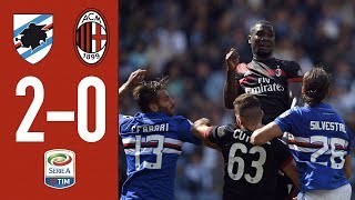 AC Milan outplayed by Samp at Marassi SampdoriaAC Milan 20 [upl. by Omlesna]