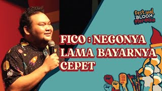 FICO FAHRIZA ABIS REHAB LANGSUNG STAND UP  Festival Bloom Merdeka [upl. by Enad225]