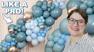 How to Make a Blue Organic Balloon Garland [upl. by Koeppel]