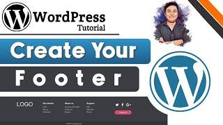 How To Create Footer In WordPress Website  How To Design a Footer In WordPress  WordPress Tutorial [upl. by Columbus504]