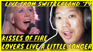 ABBA Kisses of Fire Lovers Live A Littler Longer Reaction [upl. by Kcirde]