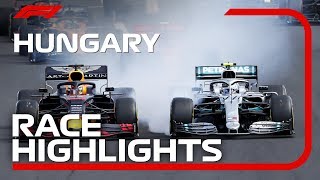 2019 Hungarian Grand Prix Race Highlights [upl. by Selrac]