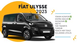 YENİ FİAT ULYSSE 2023 TURİZM VE AİLE OTOMOBİLİ İNCELEMESİ youtube tanıtım fiat [upl. by Currier]