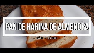 RECETA Pan de Harina de Almendra FÁCIL y RÁPIDO [upl. by Vani506]