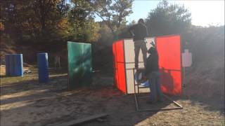 Ben Stoeger gaming a USPSA stage [upl. by Teiluj]