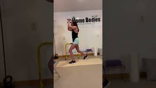 Overhead Shoulder Press with Lunge hold [upl. by Aerdno]