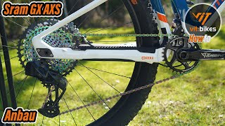 Schaltungsumbau Shimano XT 12fach auf Sram GX Eagle AXS  vitbikesTV HowTo [upl. by Norrv]