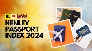 The Henley Passport Index 2024  hanleypassportindex henleypassportindex2024 [upl. by Eniahs475]