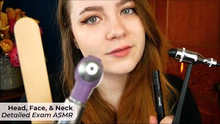 Head amp Neck Assessment Lots of Palpation Sensory Tests Eye amp Ear Exam 🩺 ASMR Medical RP [upl. by Leafar]