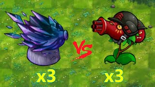 PvZ Fusion  3 Ultra Cherry Shooter vs 3 Ultimate Fume Shroom [upl. by Eniron366]