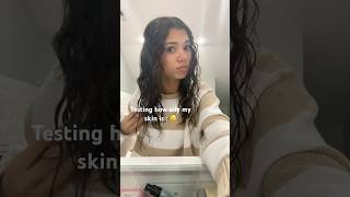 Is your skin oily  the other sound didn’t work viralvideo funny relatible [upl. by Earised]