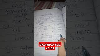 names of some dicarboxylic acids with nomenclature and common names  wajid ali kamboh [upl. by Hedvig]