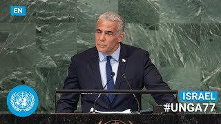 🇮🇱 Israel  Prime Minister Addresses United Nations General Debate 77th Session English  UNGA [upl. by Schaffer568]