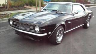 1968 Black Chevrolet Camaro For Sale Export Only [upl. by Nivlam353]