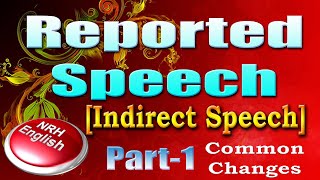 REPORTED SPEECH Part1 INDIRECT SPEECH [upl. by Renita662]