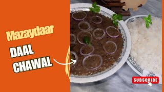 Mazaydaar aur asaan recipe 🤤🤤Daal chawal [upl. by Noelc]