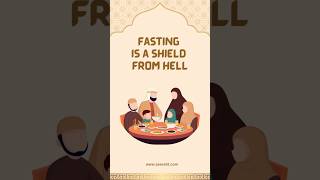 Fasting is a shield from HELL muslim islamicshorts trendingshorts viralreels allah [upl. by Josephina971]