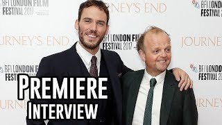 Toby Jones  Journeys End LFF 2017 Premiere Interview [upl. by Ming]