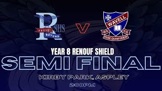 Redcliffe SHS VS Wavell SHS Year 8 Renouf Shield Semi Final 2023 [upl. by Leynad485]