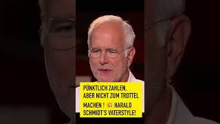 HARALD SCHMIDT PÜNKTLICH ZAHLEN ABER KEIN FAMILIENTROTTEL 💸 [upl. by Peggie364]