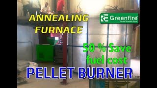 ANNEALING FURNACE  PELLET BURNER  RE Greenfire™ [upl. by Waldack]