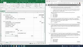 ACCAFIA F3 Bpp Kit Chapter 15 Bank reconciliation [upl. by Oretos365]