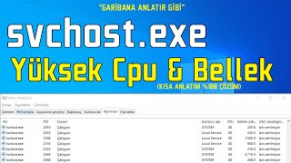 SVCHOSTEXE YÜKSEK CPU amp BELLEK KULLANIMI  GARİBANA ANLATIR GİBİ 17 [upl. by Weider]