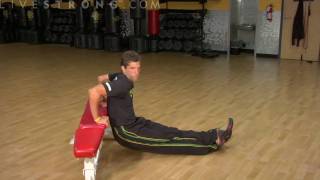 How to Do Bench Dip Exercises [upl. by Atinaj70]