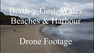 BorthyGest Wales Near Porthmadog Beach amp Harbour Drone Footage  DJI Mini 2 SE [upl. by Merritt945]