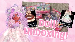 Royale High Dolls unboxing  baking amp art [upl. by Ahsienar]