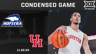 Hofstra vs 7 Houston Condensed Game  202425 Big 12 Mens Basketball [upl. by Enyleve]