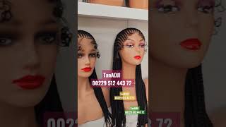 💕TANADJI 💕 PERRUQUE TRESSE FULL LACE NATTE BIEN LÉGÈRE ET FACILE À PORTER 🥰 🤳 00229 512 443 72 🫶🫶🫶 [upl. by Naiviv]