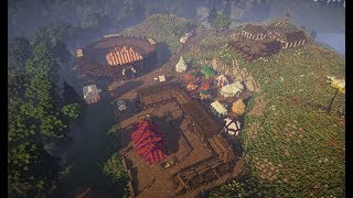 Medieval Tourney Grounds  Minecraft Cinematic [upl. by Atiluap]