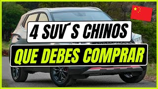 4 SUV´s chinos que DEBES COMPRAR  ¿Comprarías alguno [upl. by Orlina]